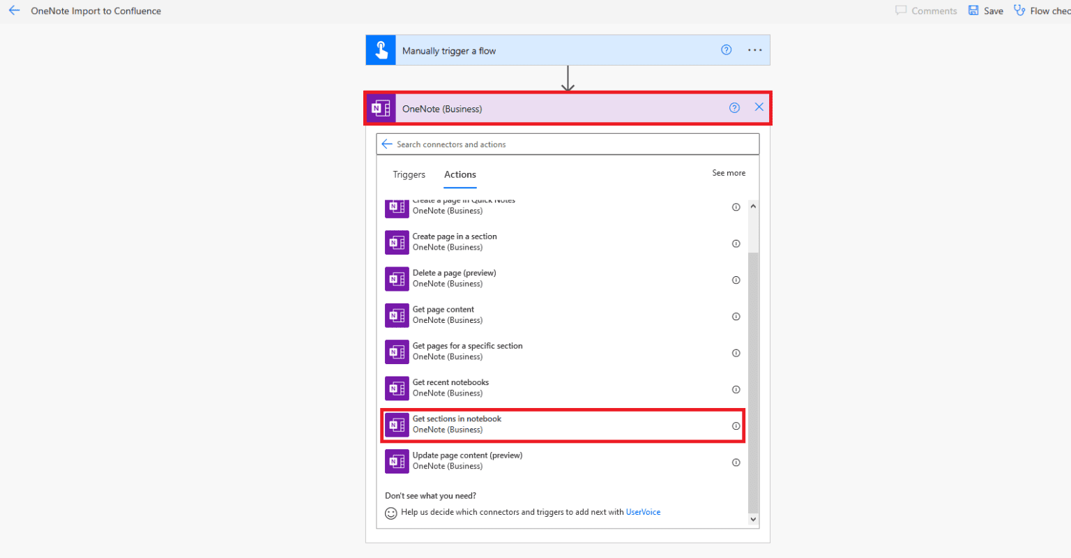 Use Microsoft Power Automate with Confluence